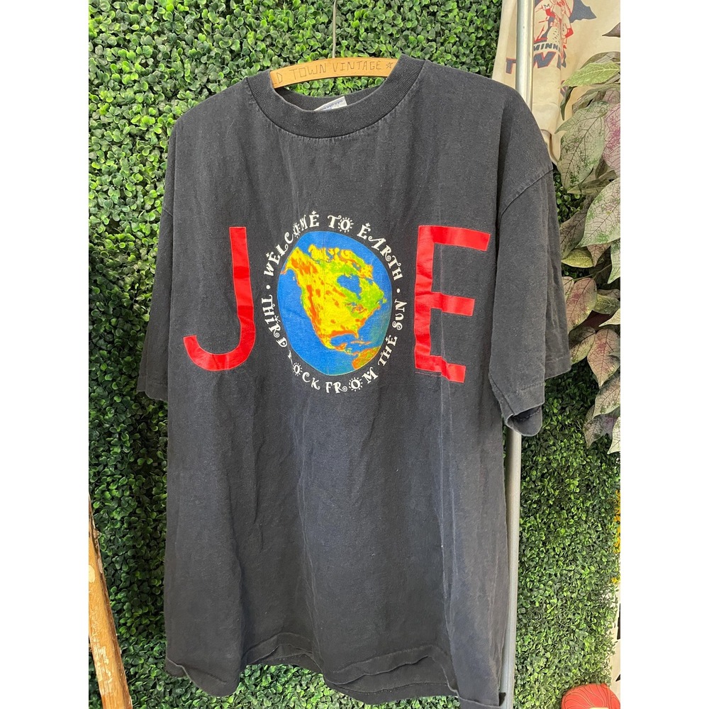 vtg 90s Joe Diffie Save The ROCK SUMMER TOUR Tee country usa concert earth music